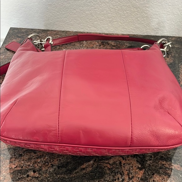 Coach Cherry Woven Shoulder Bag - Picture 10 of 15